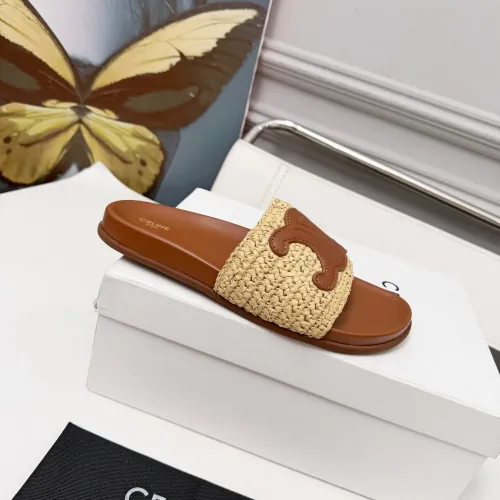 Replica Celine Slippers For Women #1453550 $80.00 USD for Wholesale