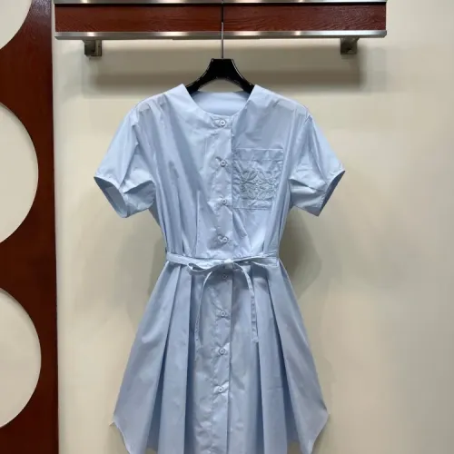Cheap LOEWE Dresses Short Sleeved For Women #1453552, $$128.00 USD On LOEWE Dresses
