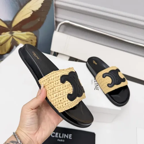 Replica Celine Slippers For Women #1453553 $80.00 USD for Wholesale