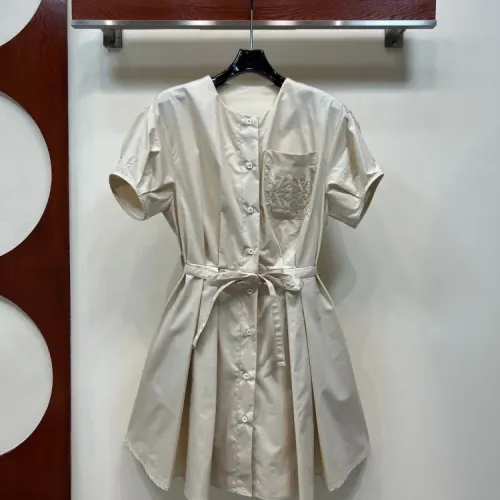 Cheap LOEWE Dresses Short Sleeved For Women #1453555, $$128.00 USD On LOEWE Dresses