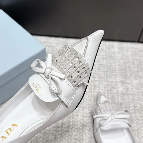 Replica Prada High-heeled Shoes For Women #1453591 $108.00 USD for Wholesale