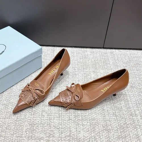 Cheap Prada High-heeled Shoes For Women #1453592, $$108.00 USD On Prada High-heeled Shoes