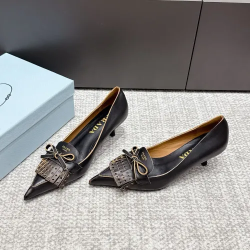 Cheap Prada High-heeled Shoes For Women #1453593, $$108.00 USD On Prada High-heeled Shoes