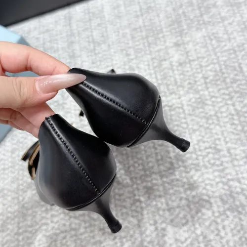 Replica Prada High-heeled Shoes For Women #1453593 $108.00 USD for Wholesale