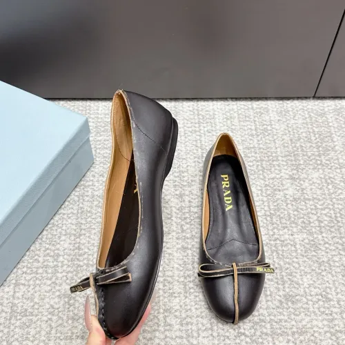 Replica Prada Flat Shoes For Women #1453596 $108.00 USD for Wholesale
