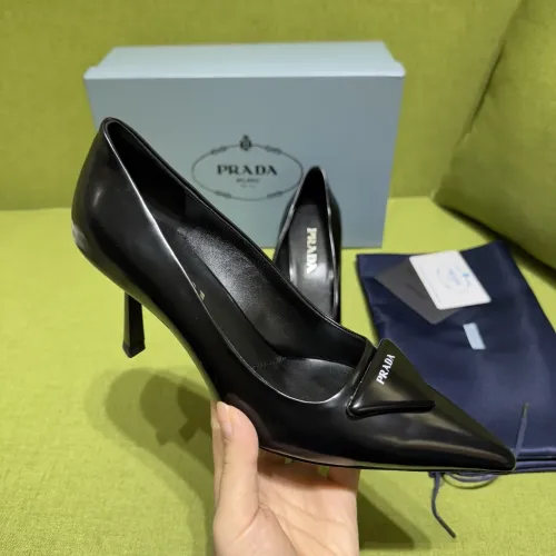 Replica Prada High-heeled Shoes For Women #1453626 $105.00 USD for Wholesale