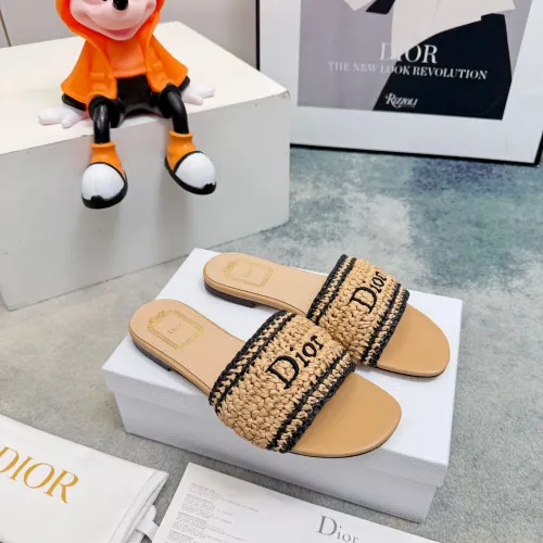 Replica Christian Dior Slippers For Women #1453640 $92.00 USD for Wholesale