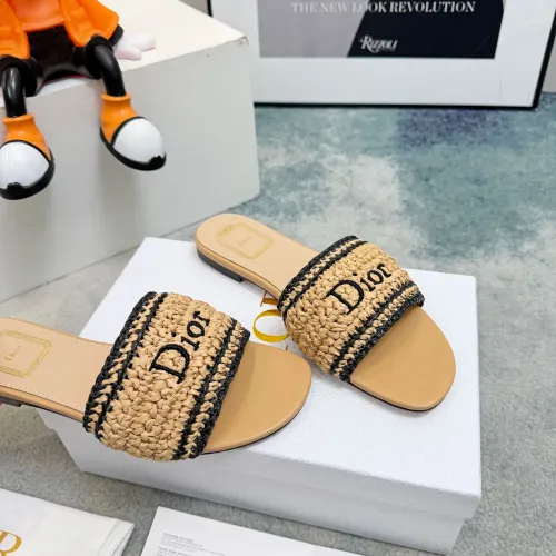 Replica Christian Dior Slippers For Women #1453640 $92.00 USD for Wholesale