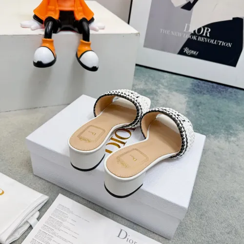 Replica Christian Dior Slippers For Women #1453646 $98.00 USD for Wholesale