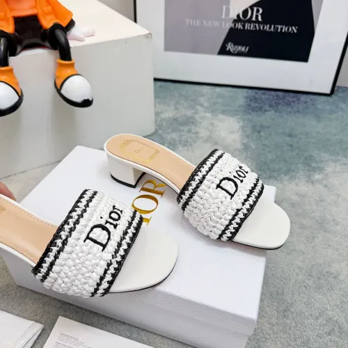 Replica Christian Dior Slippers For Women #1453646 $98.00 USD for Wholesale