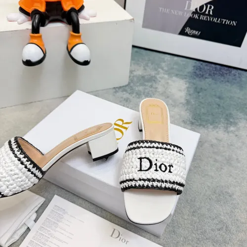 Replica Christian Dior Slippers For Women #1453646 $98.00 USD for Wholesale