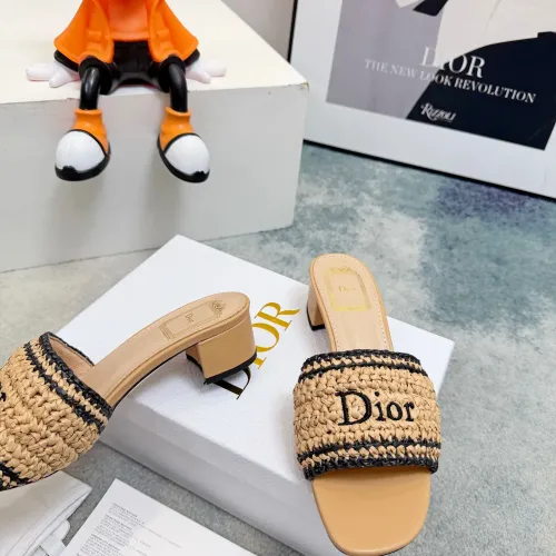 Replica Christian Dior Slippers For Women #1453648 $98.00 USD for Wholesale