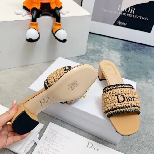 Replica Christian Dior Slippers For Women #1453648 $98.00 USD for Wholesale
