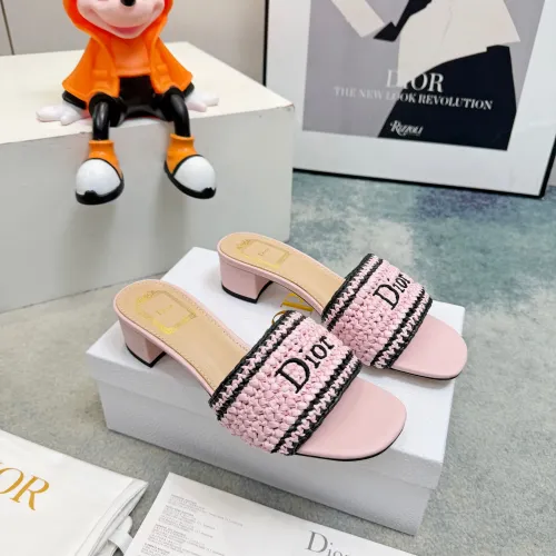 Replica Christian Dior Slippers For Women #1453650 $98.00 USD for Wholesale