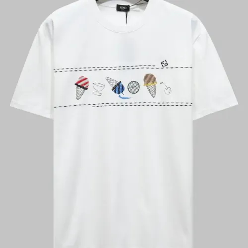 Cheap Fendi T-Shirts Short Sleeved For Unisex #1453653, $$42.00 USD On Fendi T-Shirts