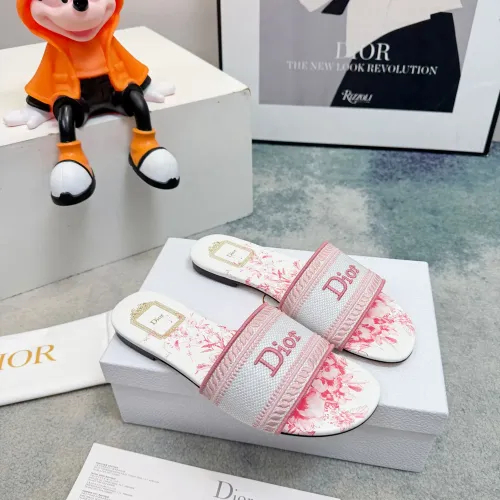 Replica Christian Dior Slippers For Women #1453654 $76.00 USD for Wholesale