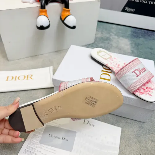 Replica Christian Dior Slippers For Women #1453654 $76.00 USD for Wholesale