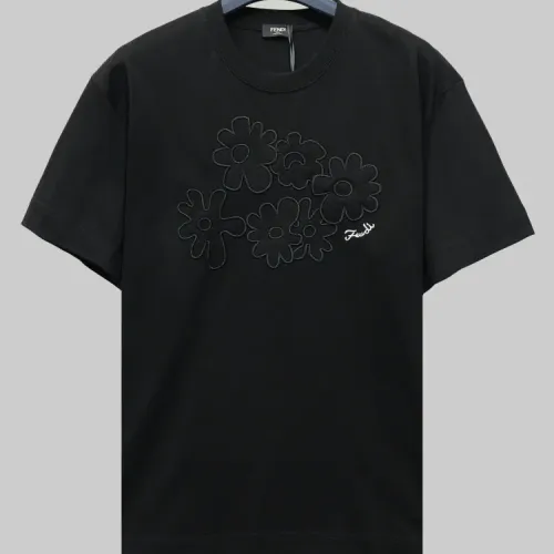 Cheap Fendi T-Shirts Short Sleeved For Unisex #1453655, $$45.00 USD On Fendi T-Shirts