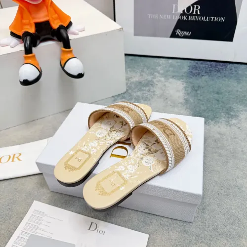 Replica Christian Dior Slippers For Women #1453657 $76.00 USD for Wholesale