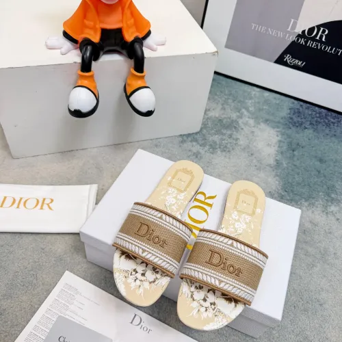 Replica Christian Dior Slippers For Women #1453657 $76.00 USD for Wholesale