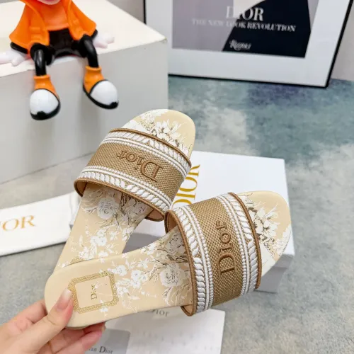 Replica Christian Dior Slippers For Women #1453657 $76.00 USD for Wholesale
