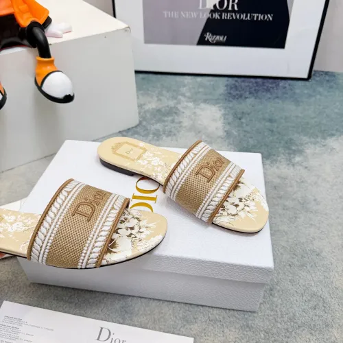 Replica Christian Dior Slippers For Women #1453657 $76.00 USD for Wholesale