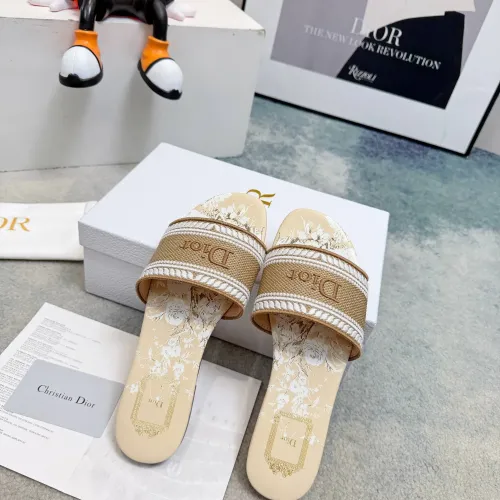 Replica Christian Dior Slippers For Women #1453657 $76.00 USD for Wholesale