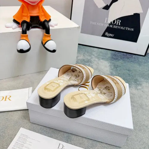 Replica Christian Dior Slippers For Women #1453661 $82.00 USD for Wholesale