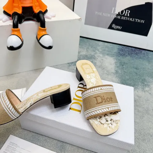 Replica Christian Dior Slippers For Women #1453661 $82.00 USD for Wholesale