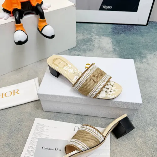 Replica Christian Dior Slippers For Women #1453661 $82.00 USD for Wholesale
