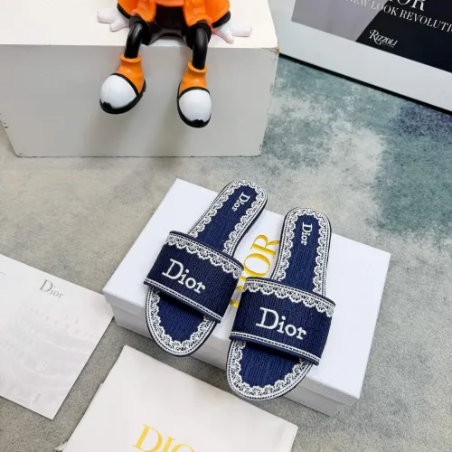 Replica Christian Dior Slippers For Women #1453668 $80.00 USD for Wholesale