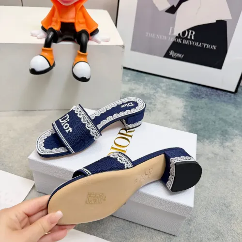 Replica Christian Dior Slippers For Women #1453680 $85.00 USD for Wholesale
