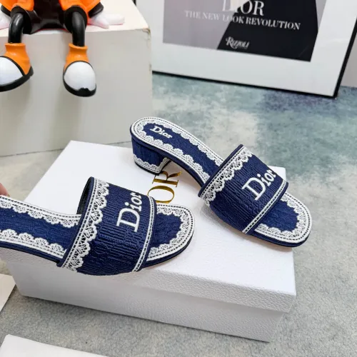 Replica Christian Dior Slippers For Women #1453680 $85.00 USD for Wholesale