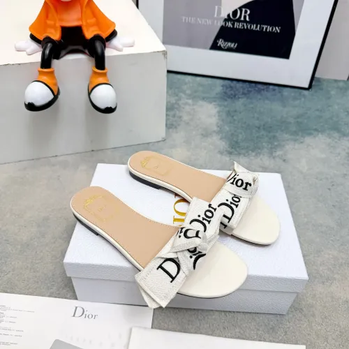 Replica Christian Dior Slippers For Women #1453684 $82.00 USD for Wholesale
