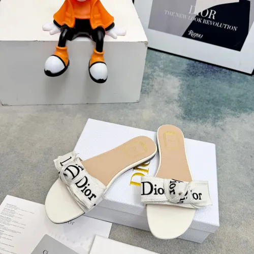 Replica Christian Dior Slippers For Women #1453684 $82.00 USD for Wholesale