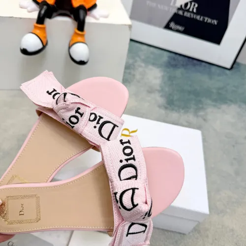 Replica Christian Dior Slippers For Women #1453685 $82.00 USD for Wholesale