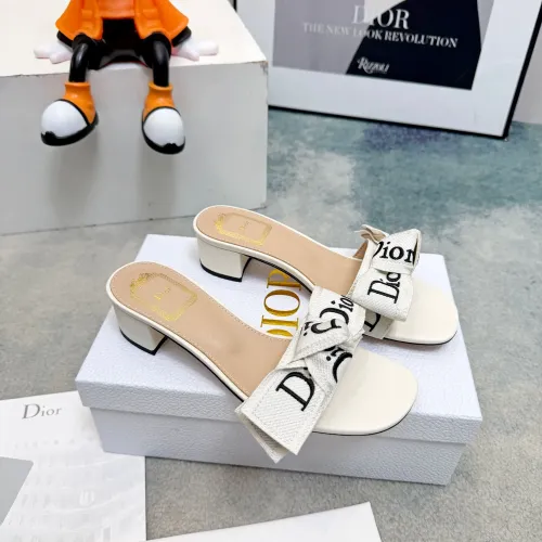 Replica Christian Dior Slippers For Women #1453689 $88.00 USD for Wholesale