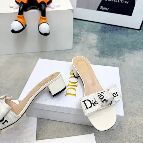 Replica Christian Dior Slippers For Women #1453689 $88.00 USD for Wholesale