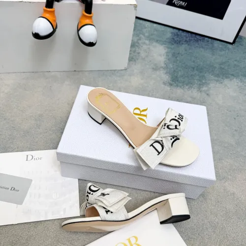 Replica Christian Dior Slippers For Women #1453689 $88.00 USD for Wholesale
