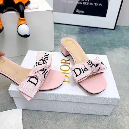 Replica Christian Dior Slippers For Women #1453690 $88.00 USD for Wholesale