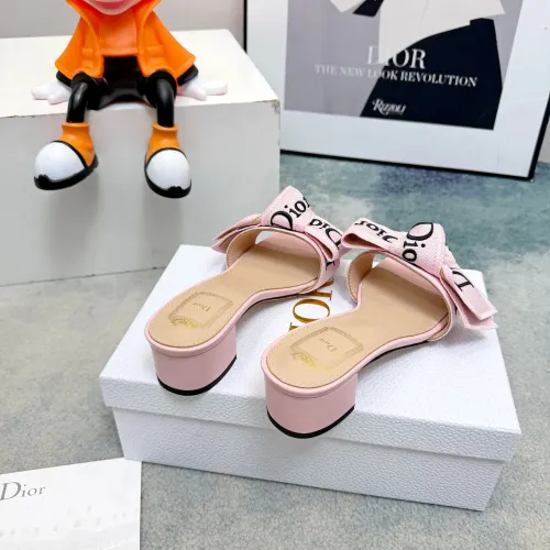 Replica Christian Dior Slippers For Women #1453690 $88.00 USD for Wholesale
