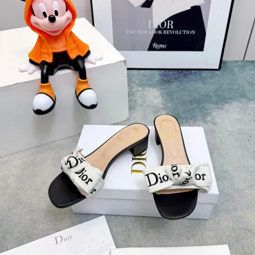 Replica Christian Dior Slippers For Women #1453691 $88.00 USD for Wholesale