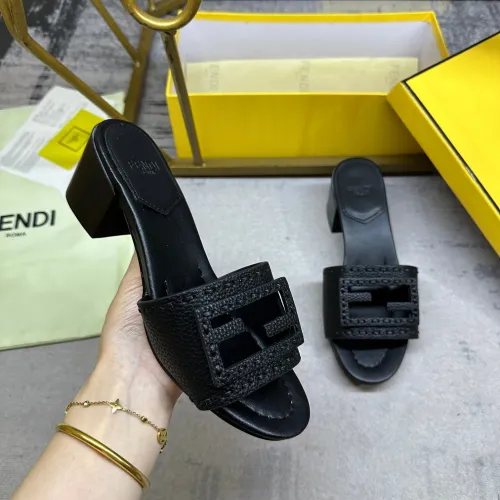 Replica Fendi Slippers For Women #1453715 $92.00 USD for Wholesale