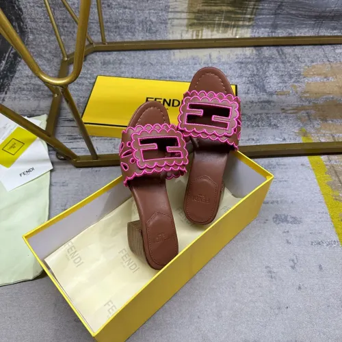 Replica Fendi Slippers For Women #1453719 $96.00 USD for Wholesale