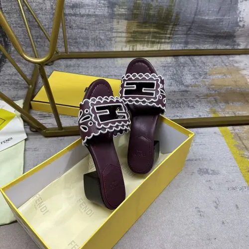 Replica Fendi Slippers For Women #1453720 $96.00 USD for Wholesale