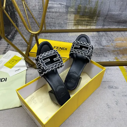 Replica Fendi Slippers For Women #1453721 $96.00 USD for Wholesale