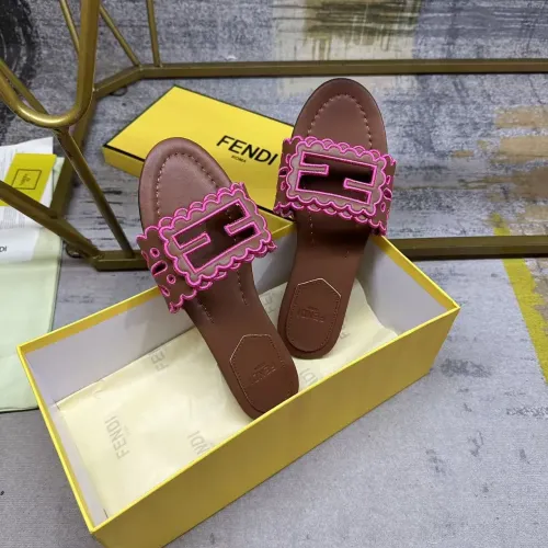 Replica Fendi Slippers For Women #1453725 $88.00 USD for Wholesale