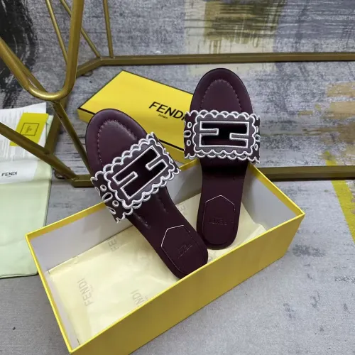 Replica Fendi Slippers For Women #1453726 $88.00 USD for Wholesale