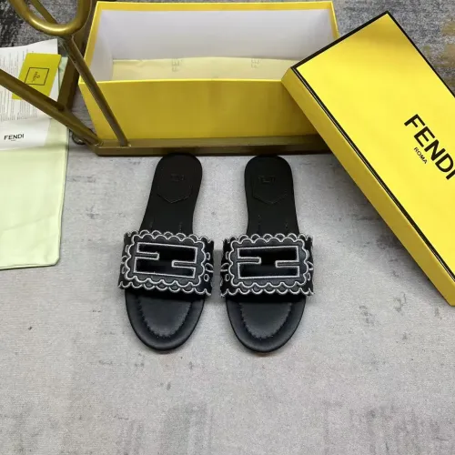 Replica Fendi Slippers For Women #1453727 $88.00 USD for Wholesale
