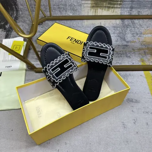 Replica Fendi Slippers For Women #1453727 $88.00 USD for Wholesale